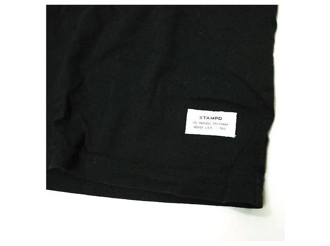 Autre Marque Camiseta STAMPD VOIR DIRE TEE SS Cotton Negro - vista 6