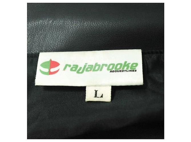 Autre Marque Rajabrooke Kunstlederjacke L Navy Marineblau - Ansicht 3