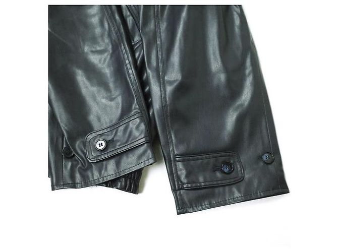 Autre Marque Rajabrooke Kunstlederjacke L Navy Marineblau - Ansicht 6