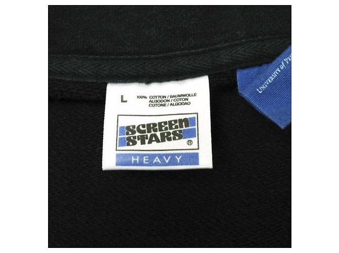 Autre Marque HALF ZIP COLLEGE SWEATSHIRT SCREEN STARS x BEAUTY&YOUTH Schwarz - Ansicht 3