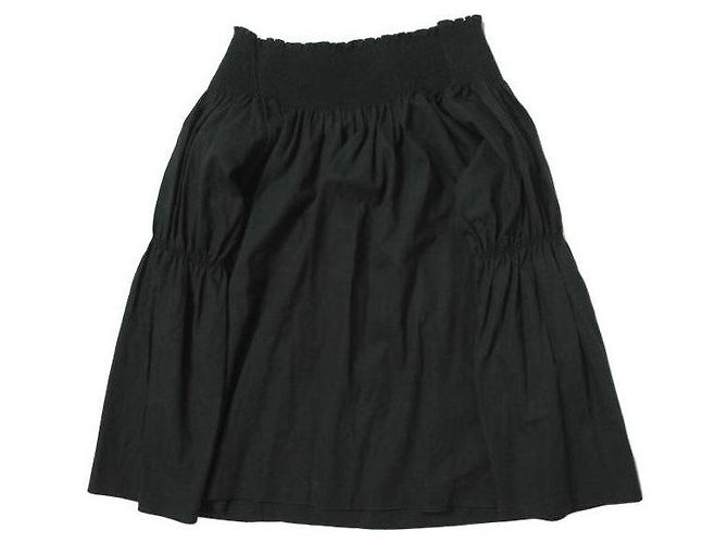 Autre Marque H BEAUTY&YOUTH Baumwollbluse Schwarz mit Off-Shoulder - Ansicht 2