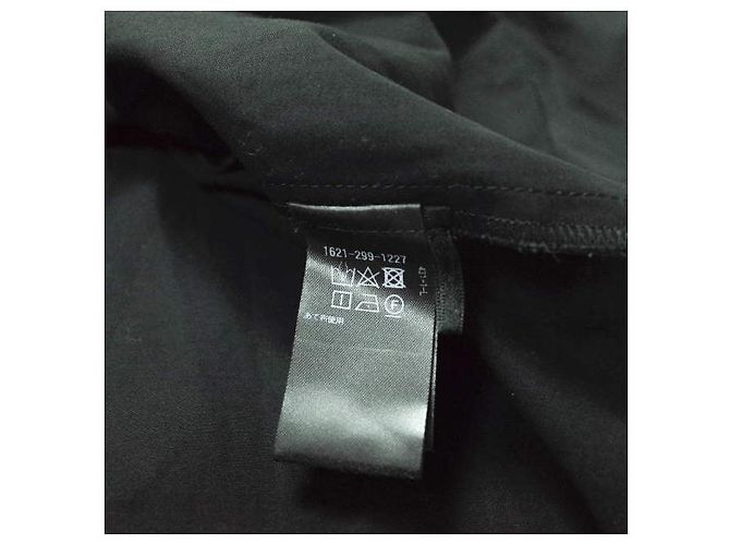 Autre Marque H BEAUTY&YOUTH Baumwollbluse Schwarz mit Off-Shoulder - Ansicht 7