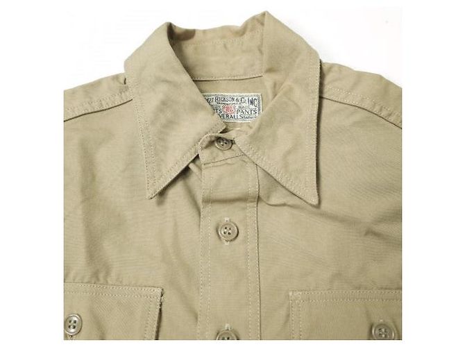 Autre Marque Camisa del Ejército de EE. UU. BUZZ RICKSON'S Caqui - vista 5