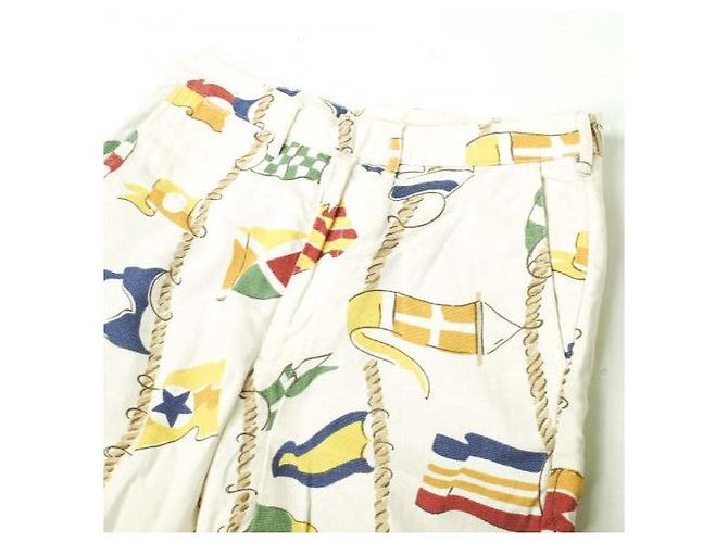 Autre Marque Shorts de algodão e linho Monitaly Fora de branco - vista 3