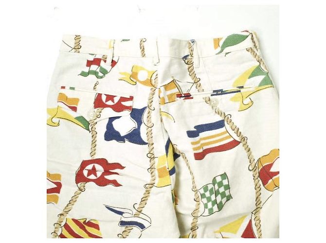 Autre Marque Shorts de algodão e linho Monitaly Fora de branco - vista 6
