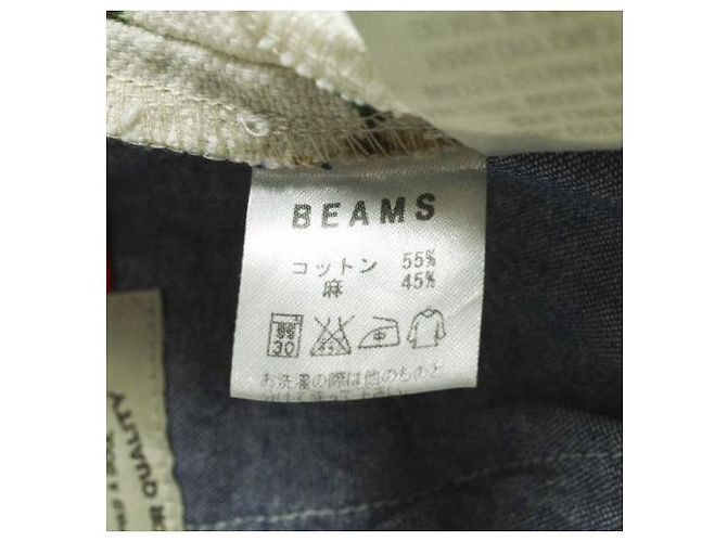 Autre Marque Shorts de algodão e linho Monitaly Fora de branco - vista 8