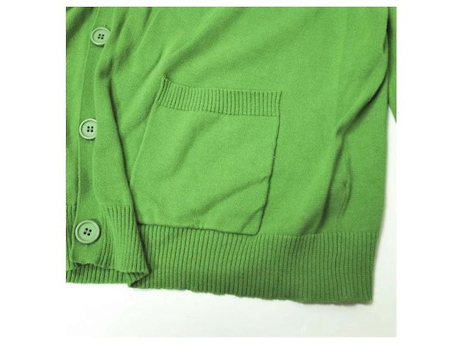 Autre Marque Cárdigan de punto de algodón con logo anThem NOTE Verde - vista 5