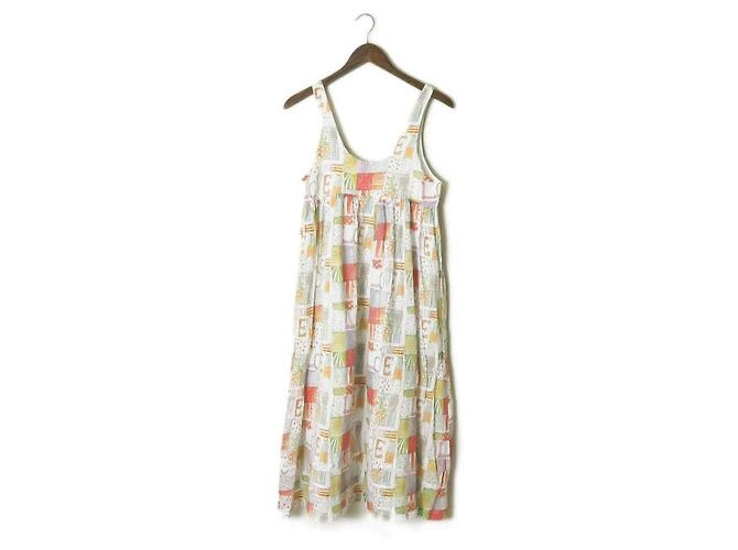 Autre Marque VESTIDO DE ALGODÓN CON ESTAMPADO DE AMOR FAMILIAR ODILE Blanco - vista 2