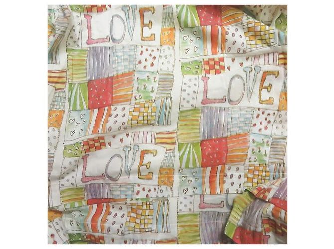 Autre Marque VESTIDO DE ALGODÓN CON ESTAMPADO DE AMOR FAMILIAR ODILE Blanco - vista 6