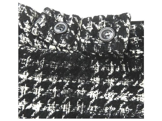 Autre Marque Falda de lana de espiga negra Antonio Marras - vista 6