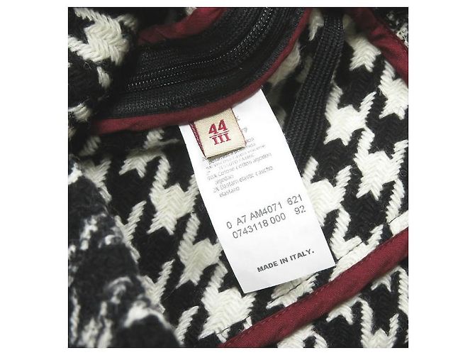 Autre Marque Falda de lana de espiga negra Antonio Marras - vista 9