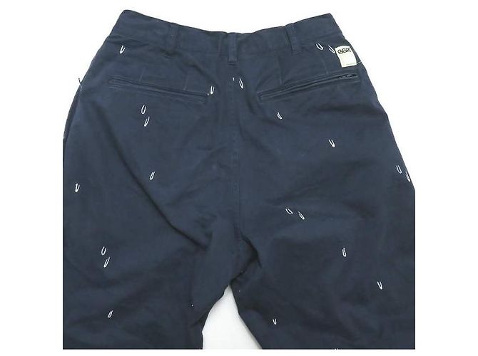 Autre Marque Pantalones chino SSZ ASE CHINO de algodón Azul marino - vista 9