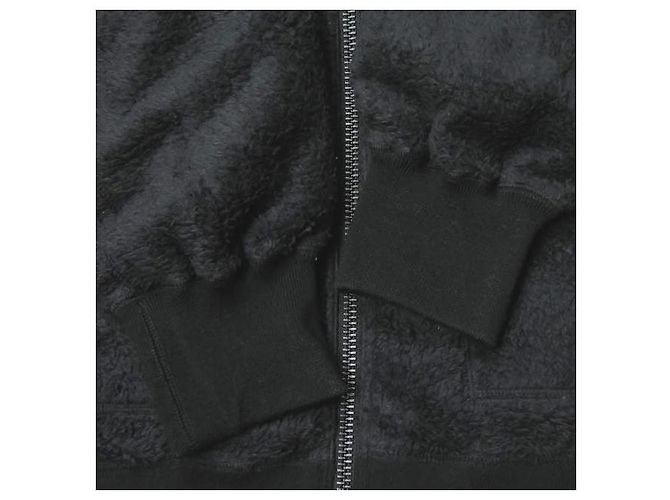 Autre Marque HUMIS Deformation Boa Blouson Jacket Black - view 6
