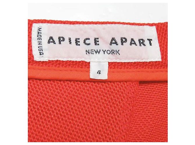 Autre Marque Falda Isabel Double V de Apiece Apart Naranja - vista 3