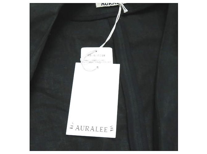 Autre Marque Abrigo sin cuello de lino lavado AURALEE - vista 5