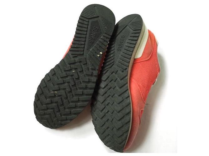Autre Marque Sneakers in Suede, Nylon e Rete SUN68 Arancioni Arancione - vista 10