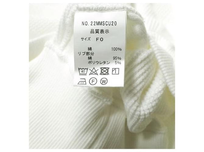 Autre Marque THE SHINZONE WAFFLE PO Baumwollpullover Weiß - Ansicht 8