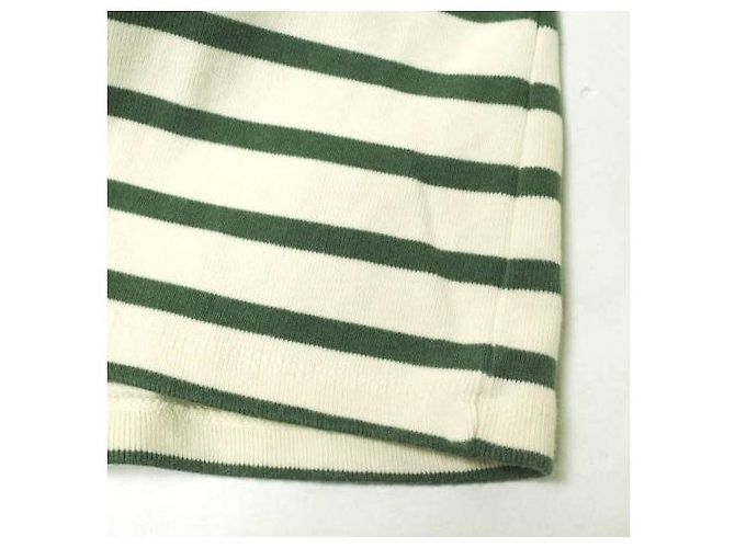 Autre Marque BEAUTY&YOUTH UNITED ARROWS Top de algodón con borde de 8 mangas Verde - vista 7