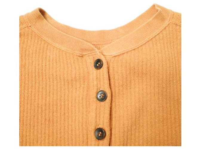 Autre Marque BEAUTY&YOUTH UNITED ARROWS Ripp-Henley-Pullover Orange - Ansicht 4