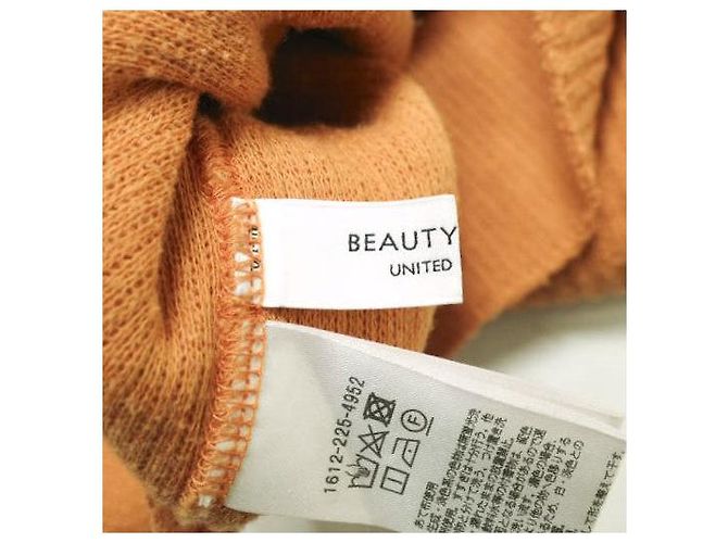 Autre Marque BEAUTY&YOUTH UNITED ARROWS Ripp-Henley-Pullover Orange - Ansicht 7