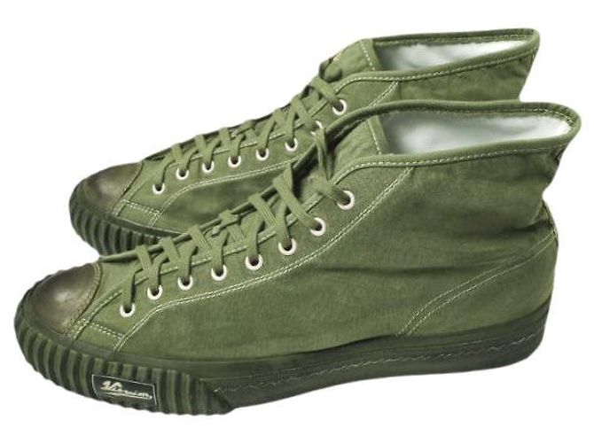 visvim KIEFER MID FORAGE Sneakers in Cotone Trattato Speciale Verde oliva - vista 2