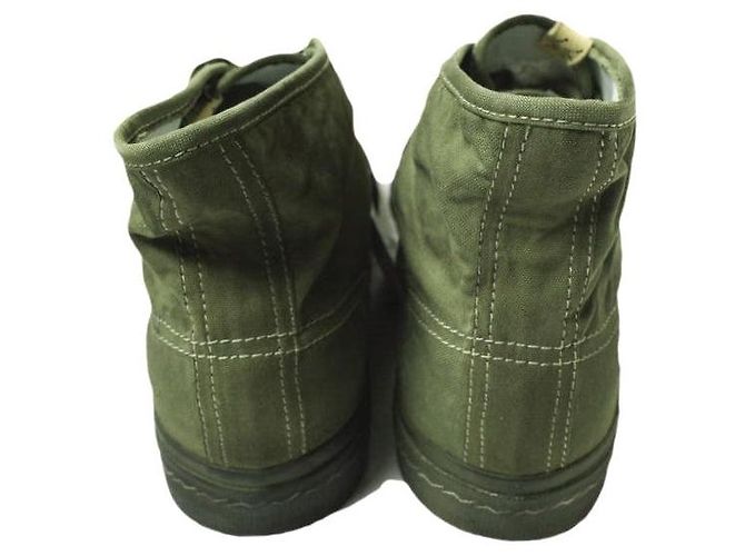 visvim KIEFER MID FORAGE Sneakers in Cotone Trattato Speciale Verde oliva - vista 4