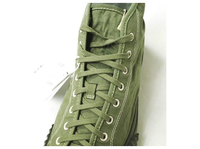 visvim KIEFER MID FORAGE Sneakers in Cotone Trattato Speciale Verde oliva - vista 6
