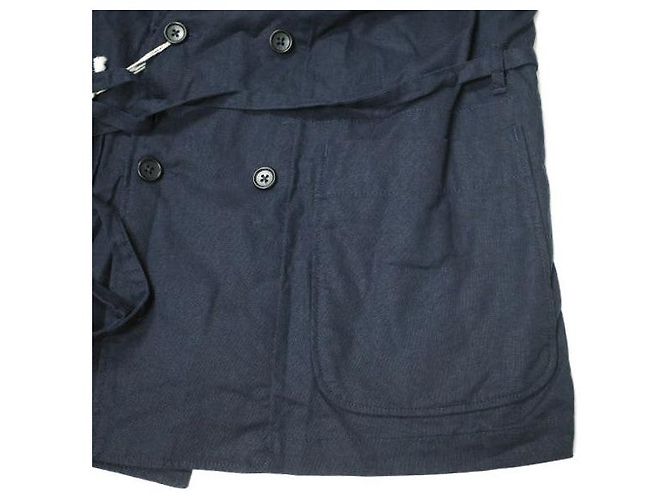 Autre Marque Abrigo cruzado 4B M.Z. de Engineered Garments x BEAMS PLUS Azul marino - vista 7