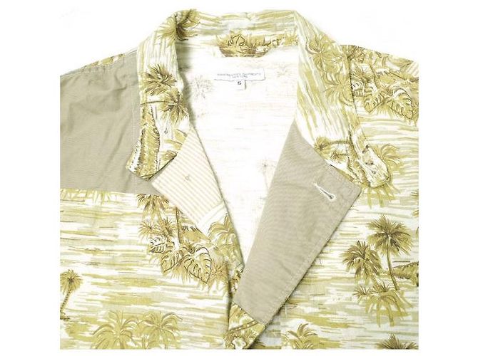 Autre Marque Chaqueta Loiter Hawaiian Print S de Engineered Garments Caqui - vista 6