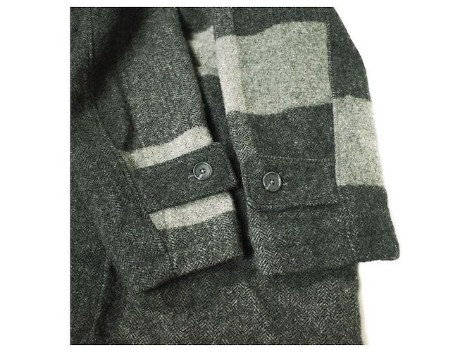 Autre Marque Abrigo Duffle de Lana Engineered Garments Gris antracita - vista 7
