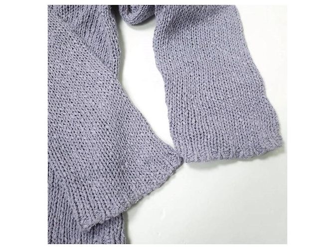 Autre Marque BEAUTY&YOUTH UNITED ARROWS Lockere Slub-Strickpullover lila - Ansicht 6