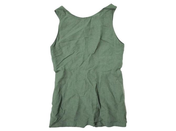 Autre Marque Steven Alan TANK TOP BLOUSE blusa sin mangas Verde oliva - vista 2