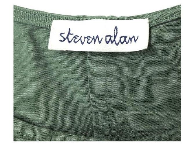 Autre Marque Steven Alan TANK TOP BLOUSE blusa sin mangas Verde oliva - vista 4