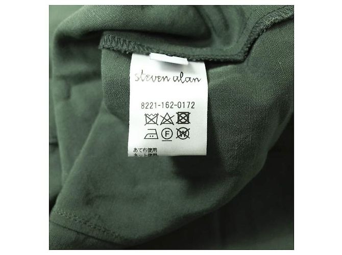 Autre Marque Steven Alan TANK TOP BLOUSE blusa sin mangas Verde oliva - vista 8