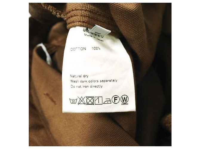 Autre Marque Pantalones de algodón Duck UNUSED Marrón oscuro - vista 10