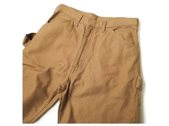Autre Marque Pantalones de algodón Duck UNUSED Marrón oscuro - vista 5