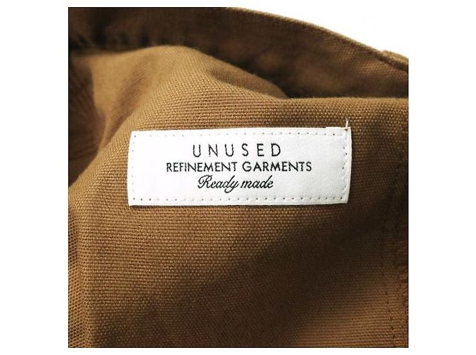Autre Marque Pantalones de algodón Duck UNUSED Marrón oscuro - vista 9