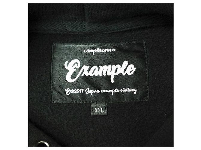 Autre Marque Beispiel Logo Hoodie XXL Schwarz - Ansicht 3