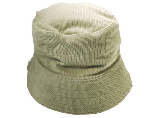 Autre Marque Corduroy Bucket Hat UNUSED UH0541 Beige - Ansicht 2