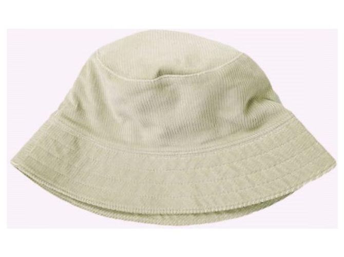Autre Marque Corduroy Bucket Hat UNUSED UH0541 Beige - Ansicht 3
