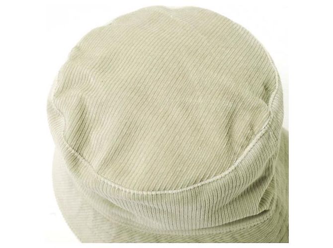 Autre Marque Corduroy Bucket Hat UNUSED UH0541 Beige - Ansicht 5