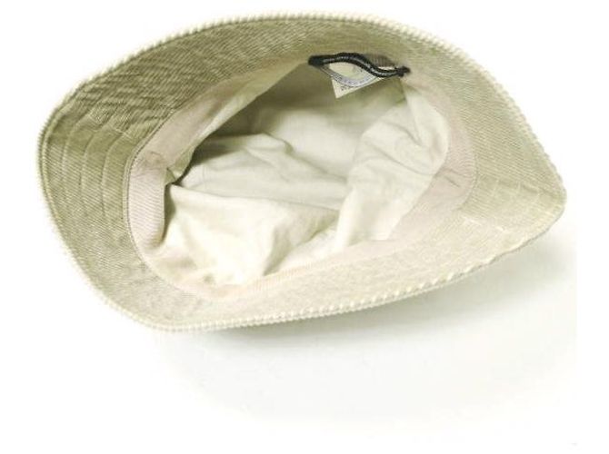 Autre Marque Corduroy Bucket Hat UNUSED UH0541 Beige - Ansicht 6