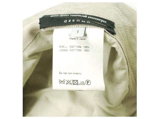 Autre Marque Corduroy Bucket Hat UNUSED UH0541 Beige - Ansicht 8
