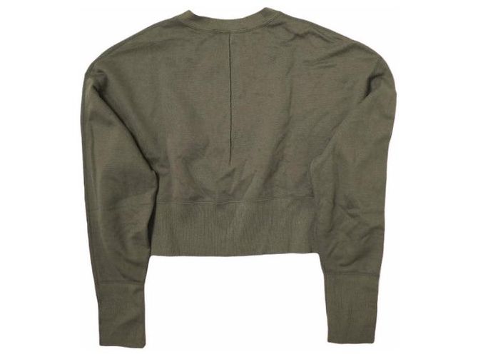 Autre Marque Sweatshirt mit fallenden Schultern Moca Brown ASTRAET - Ansicht 2