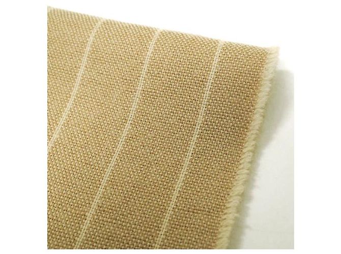 Autre Marque Sciarpa a righe in gradazione EXTRA FINE MERINO di Johnstons Beige - vista 4