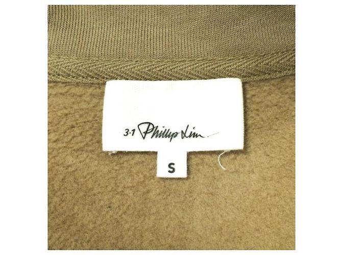 Autre Marque Sudadera con cremallera Don't Sweat It de algodón 3.1 Phillip Lim Beige - vista 7