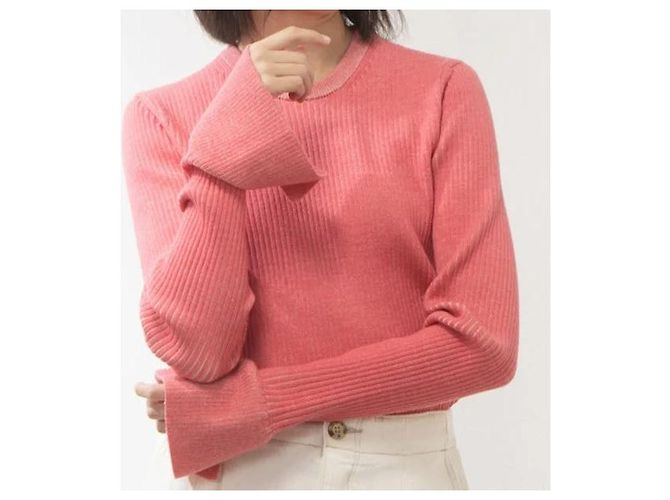 Autre Marque 3.1 Phillip Lim F221-7694BCL Wollstrick Pink - Ansicht 3