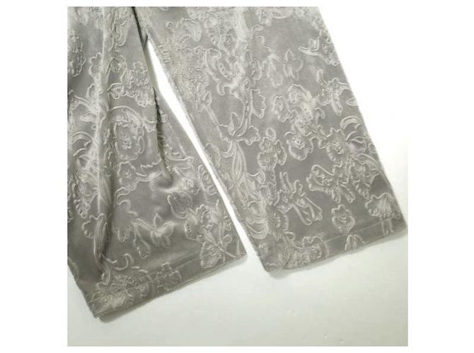 Autre Marque Danke Schon Flowe Jacquard-Velours-Cardigan Khaki - Ansicht 5