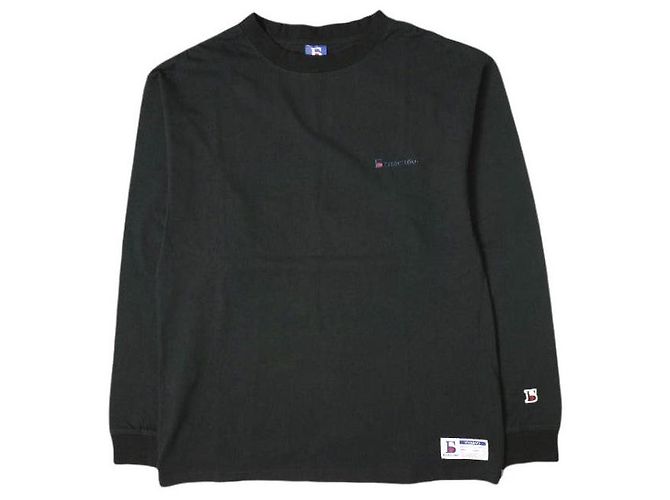 Autre Marque T-shirt a maniche lunghe con logo Danke Schon Back S Nero - vista 2