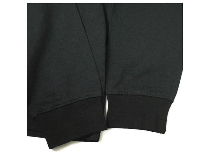 Autre Marque T-shirt a maniche lunghe con logo Danke Schon Back S Nero - vista 6